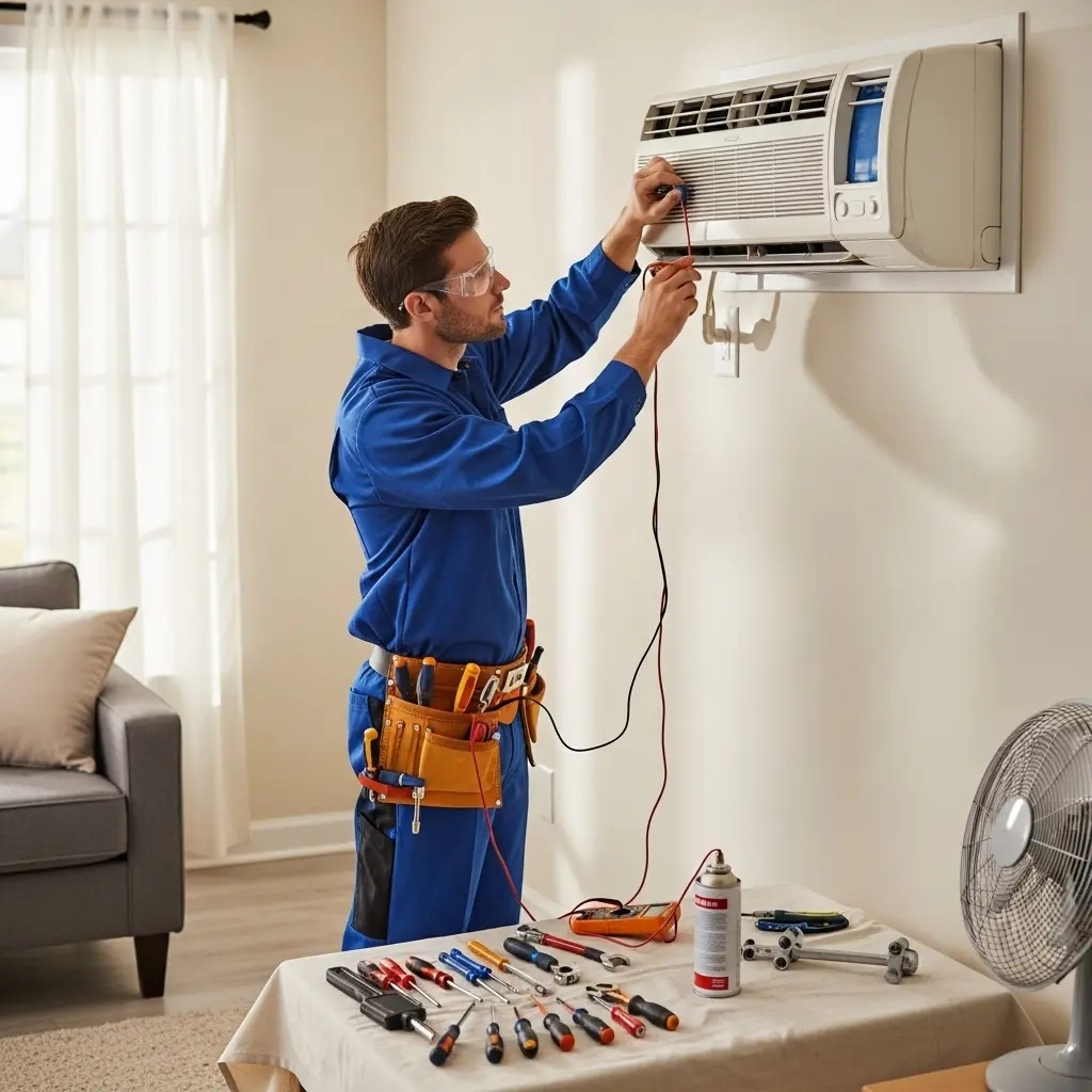 Alaşehir Axen Axen klima gaz dolumu ve bakım – Enerji verimliliği artırıldı. - Teknik servis örneği